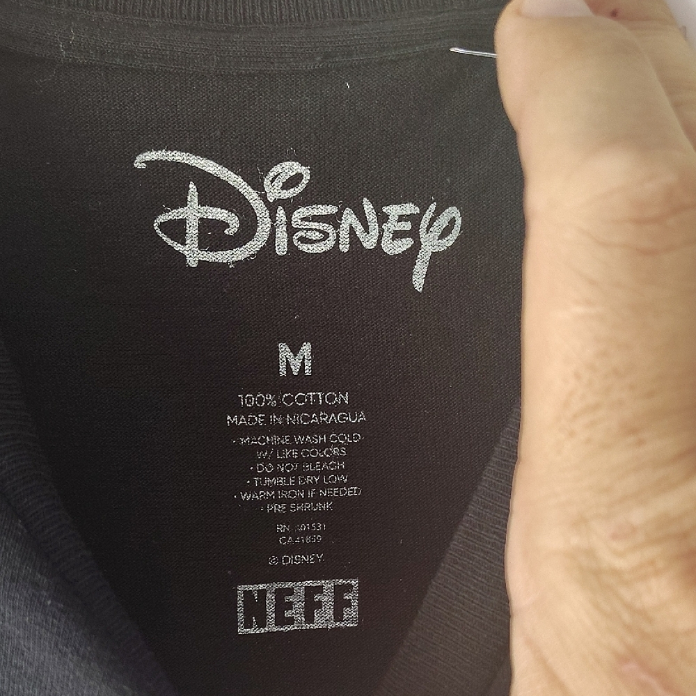 Neff Tropical Disney Black Tee with Colorful Mickey Graphic NWT Med - Picture 2 of 7